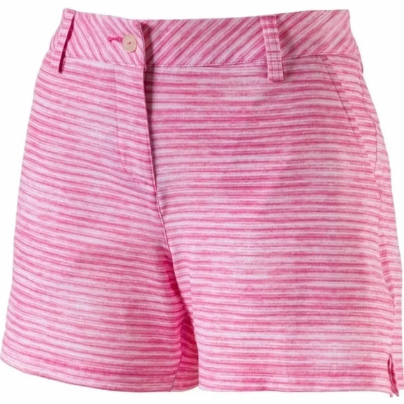Puma Womens 5" Printed Golf Shorts Shocking Pink NWOT - Picture 12 of 12